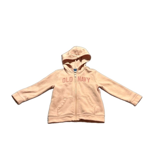 Pink Old Navy Zip Up Hoodie Size 18-24 Months - Picture 1 of 7